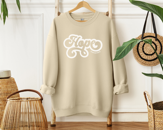 Hope Sweatshirt - Bible Verse Christian Sweatshirt