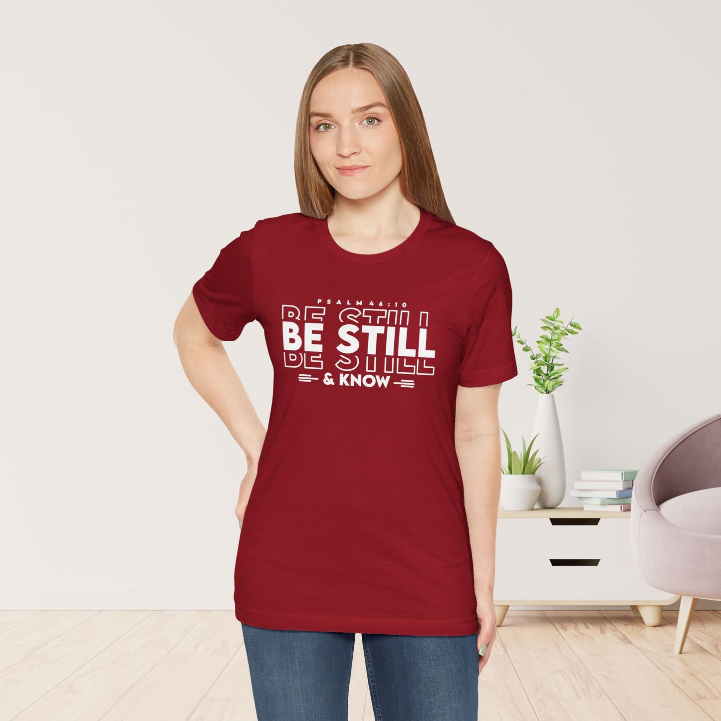 Be Still & Know Christian Soft Cotton Tee