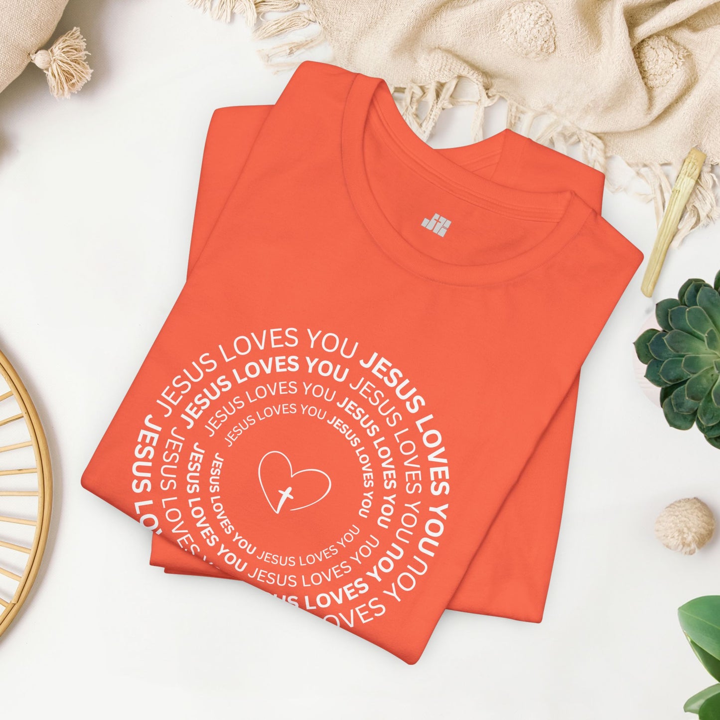 Jesus Loves You Soft Cotton Tee