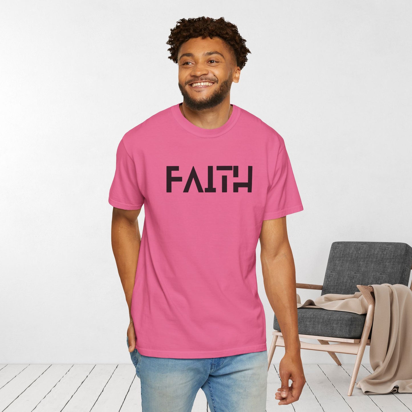 Faith T-shirt -  Ephesians 2:8 Comfort Colors Christian Shirt