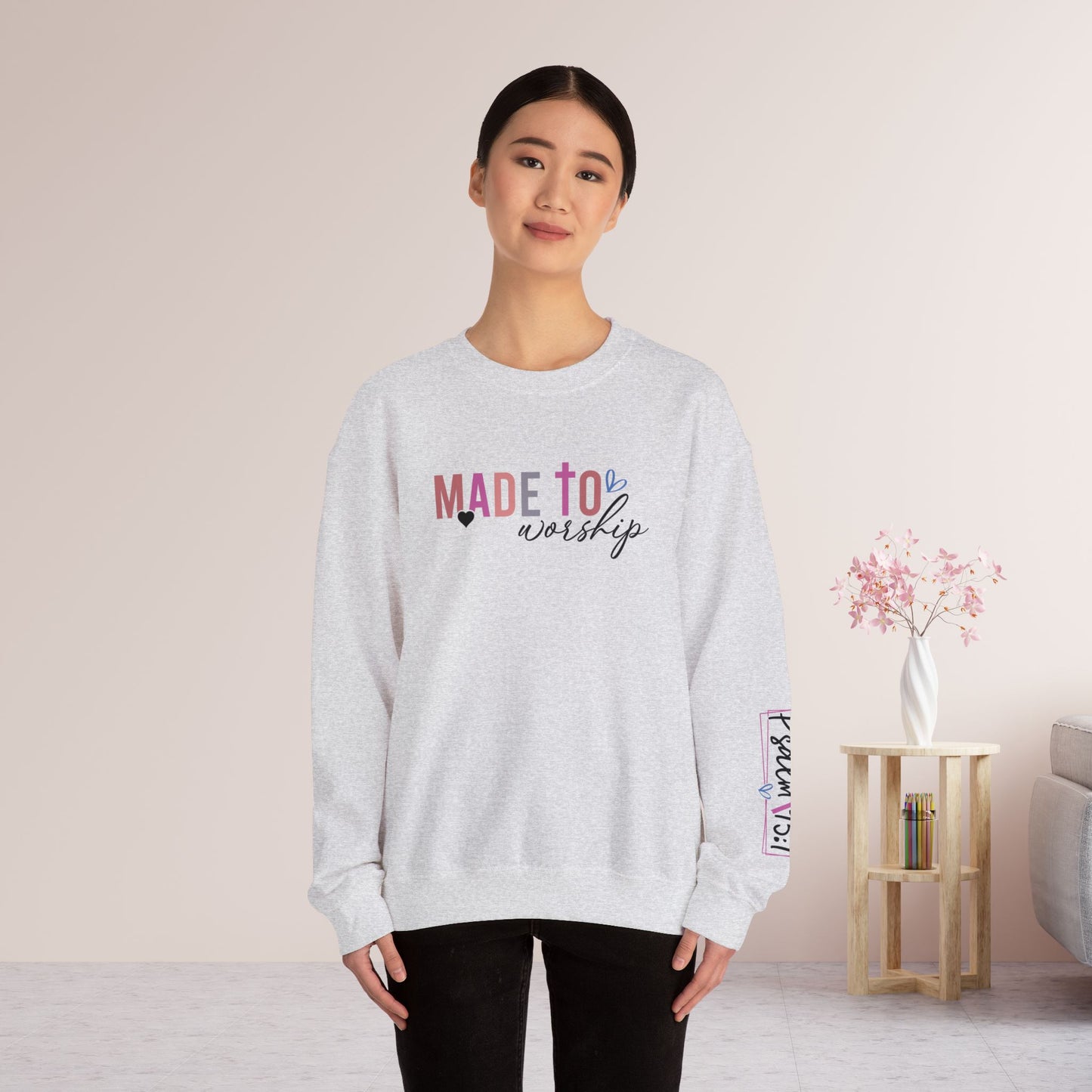 Made to Worship Christian Sweatshirt