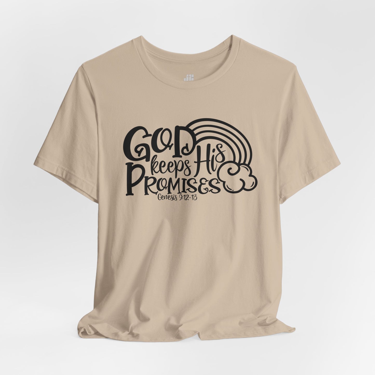 God Keeps His Promises Soft Cotton Tee - Bible Verse Christian Tee