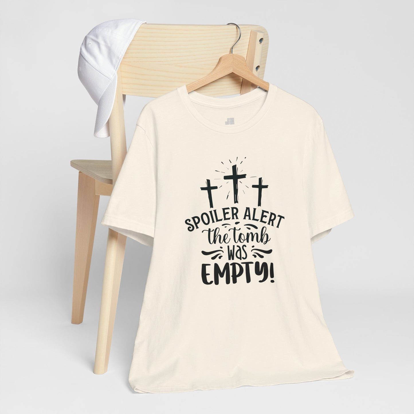 Spoiler Alert The Tomb Was Empty Christian Soft Cotton Tee - Easter Shirt