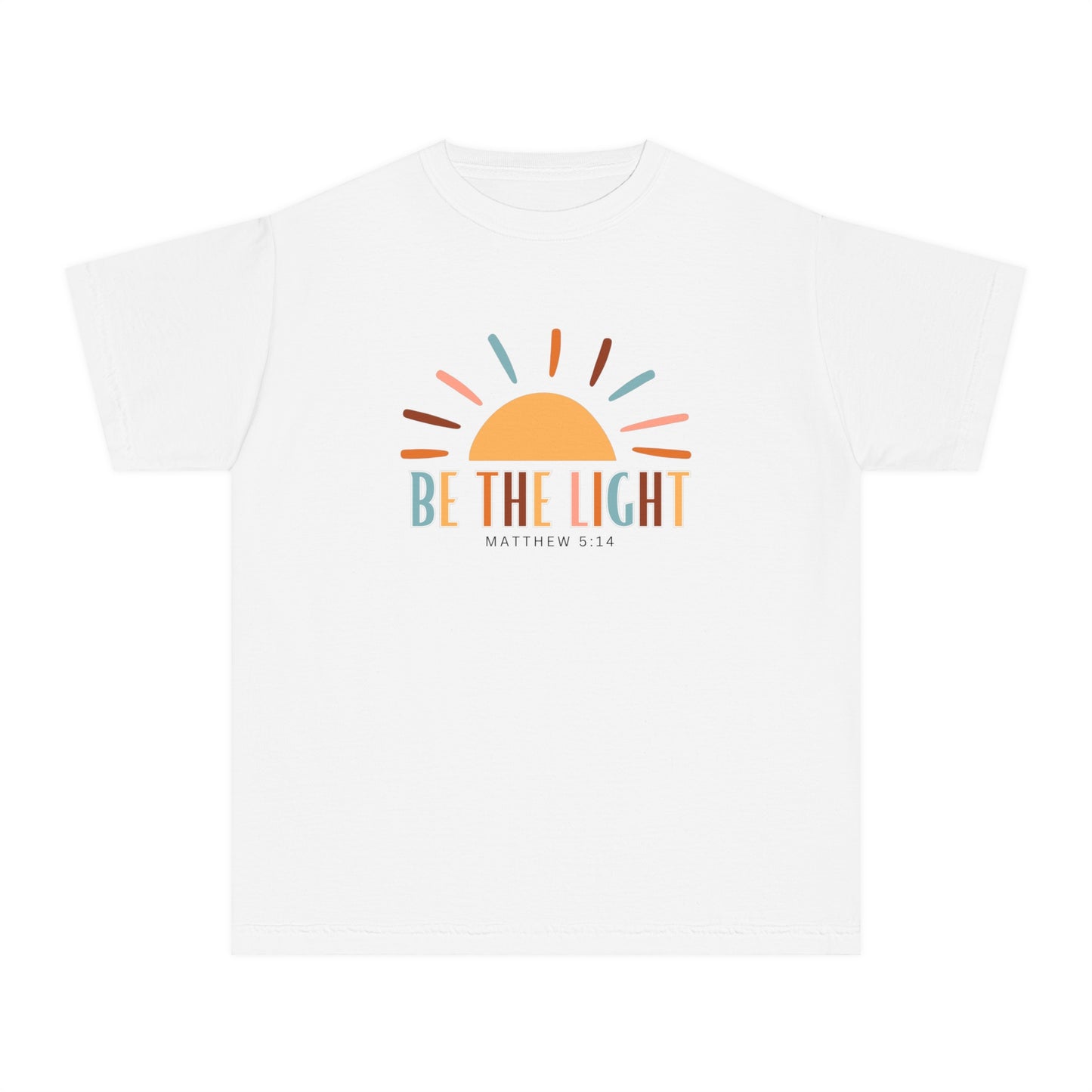 Be the Light Comfort Colors Youth Shirt