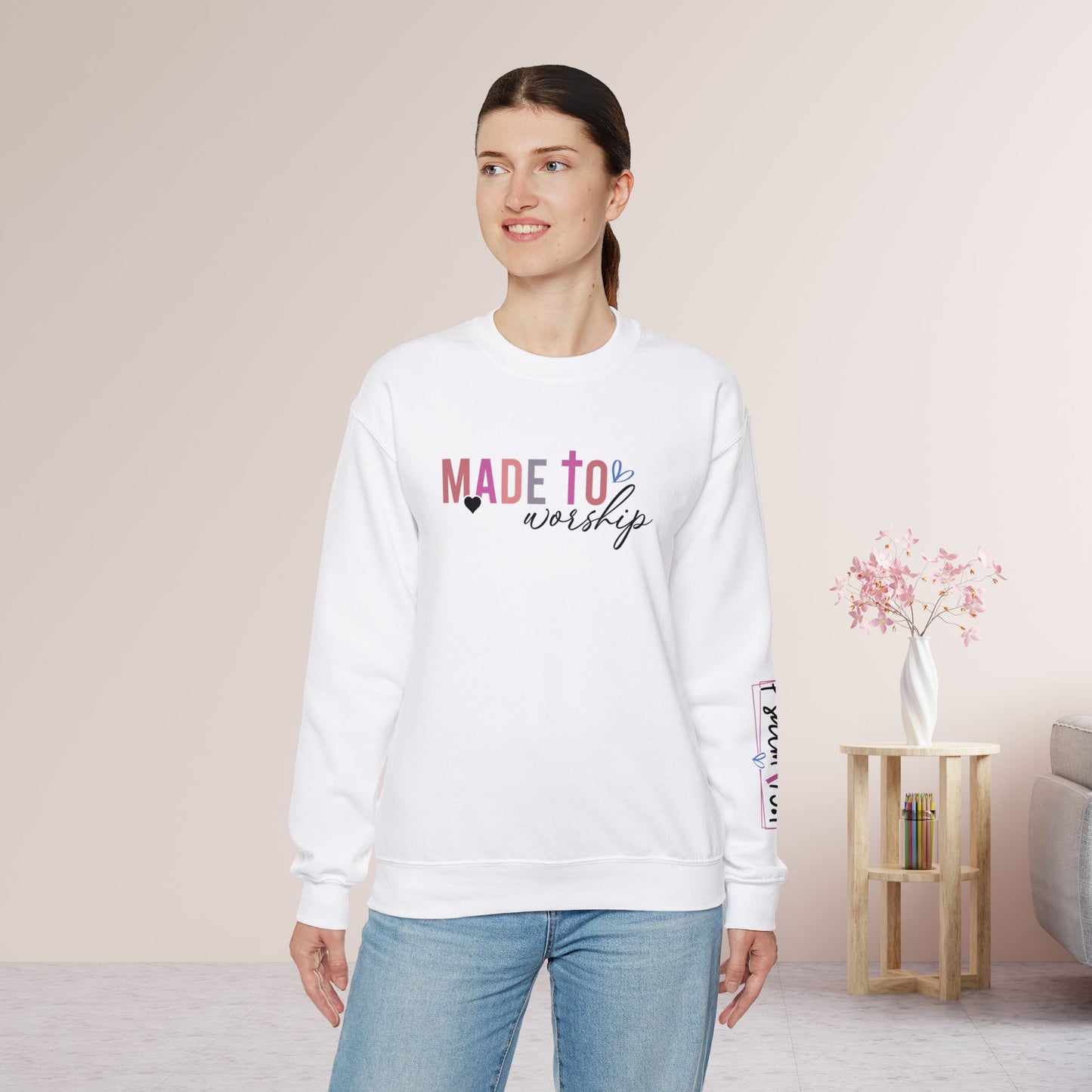 Made to Worship Christian Sweatshirt