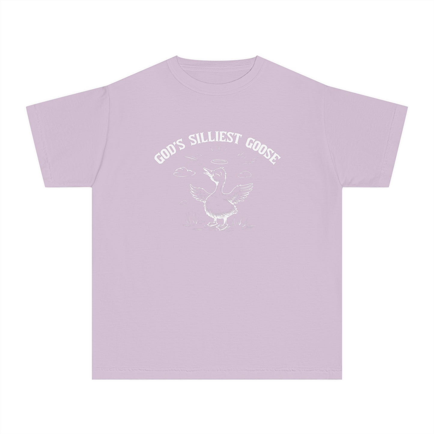 God's Silliest Goose Comfort Colors Youth Christian Tee