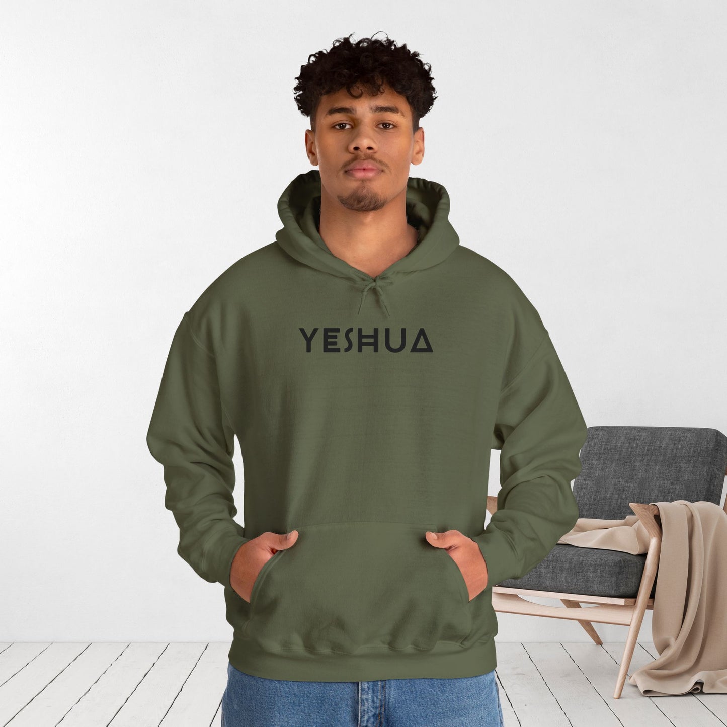 YESHUA Hoodie -  Minimalist Christian Hoodie