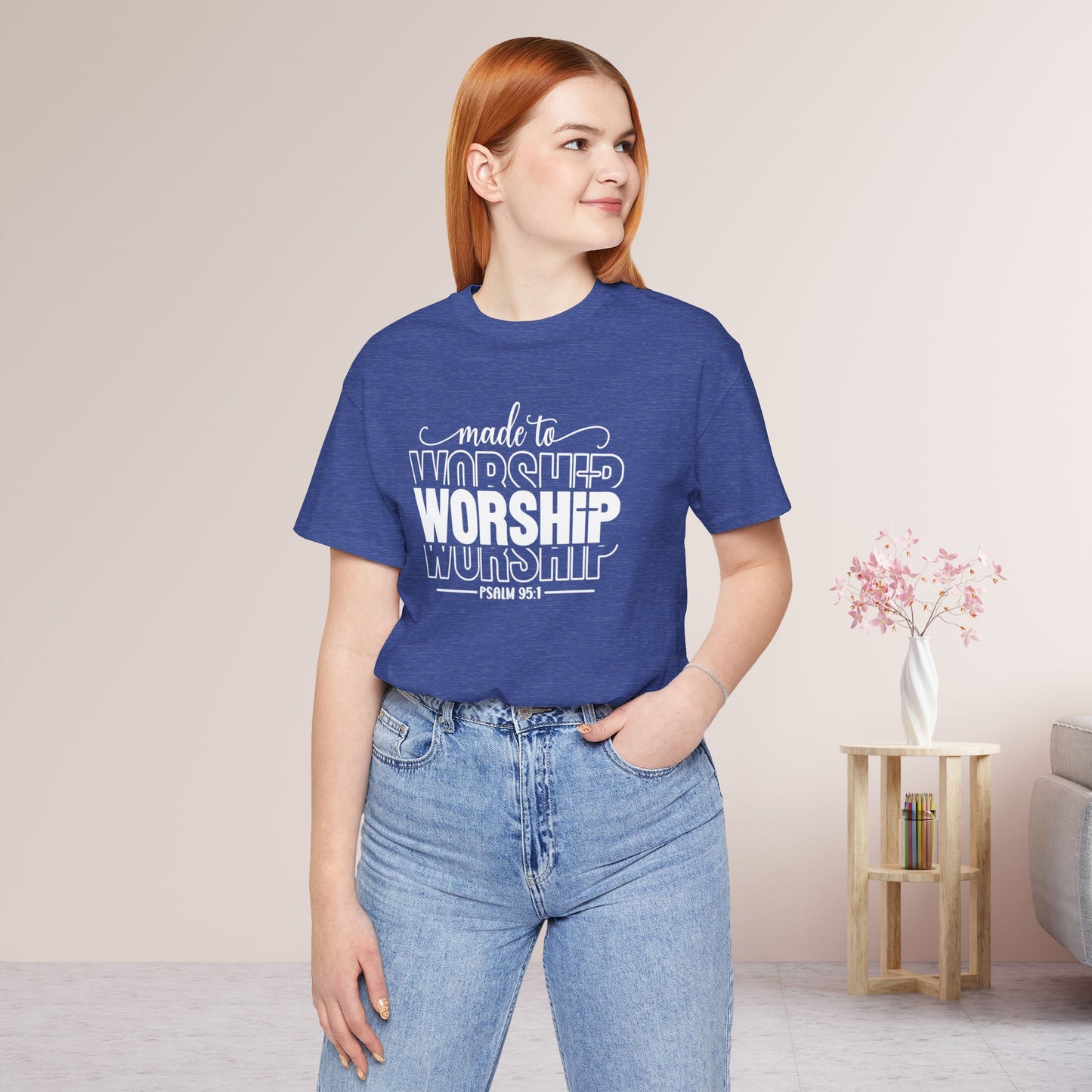 Made to Worship Christian Soft Cotton Tee