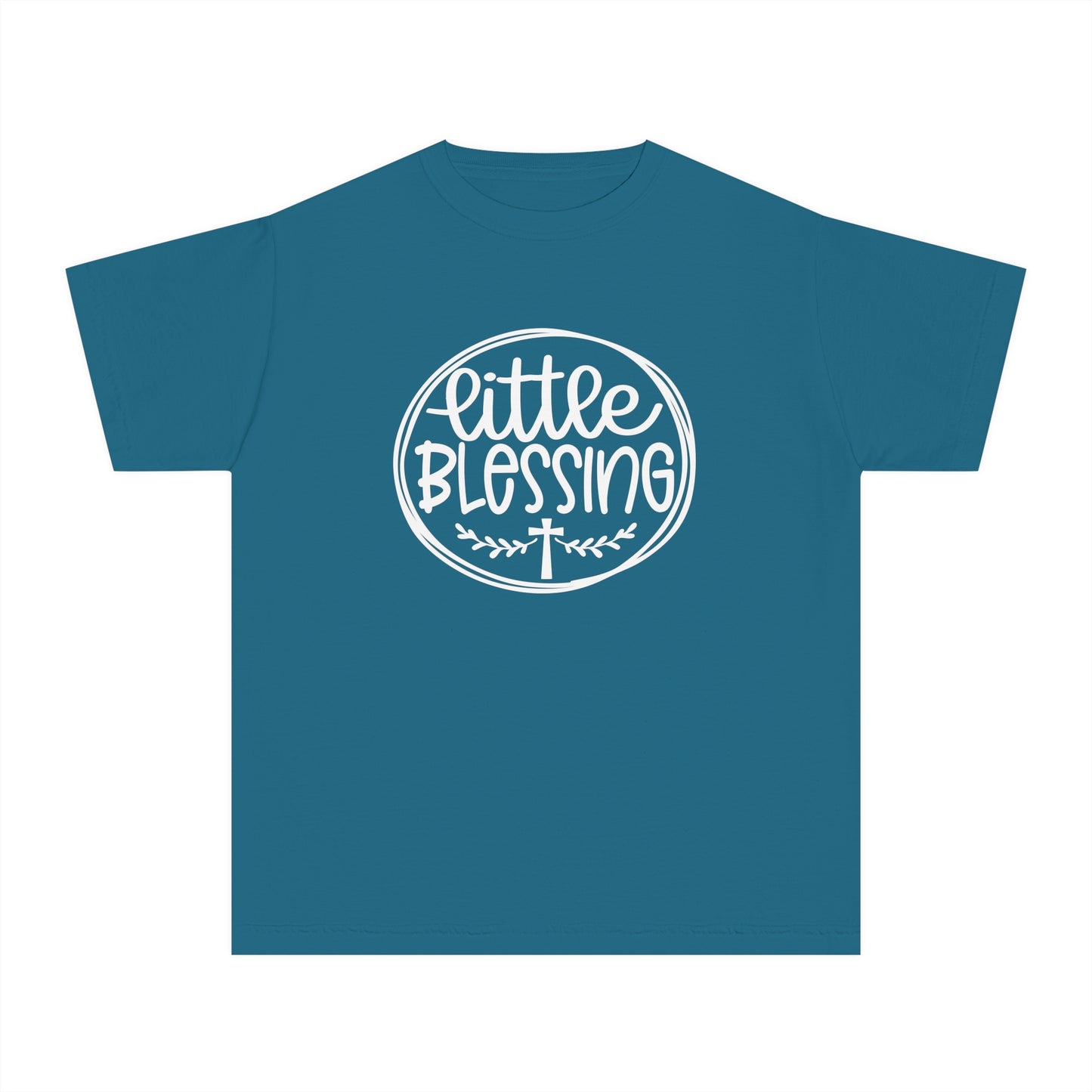 Little Blessing Comfort Colors Youth Christian Shirt