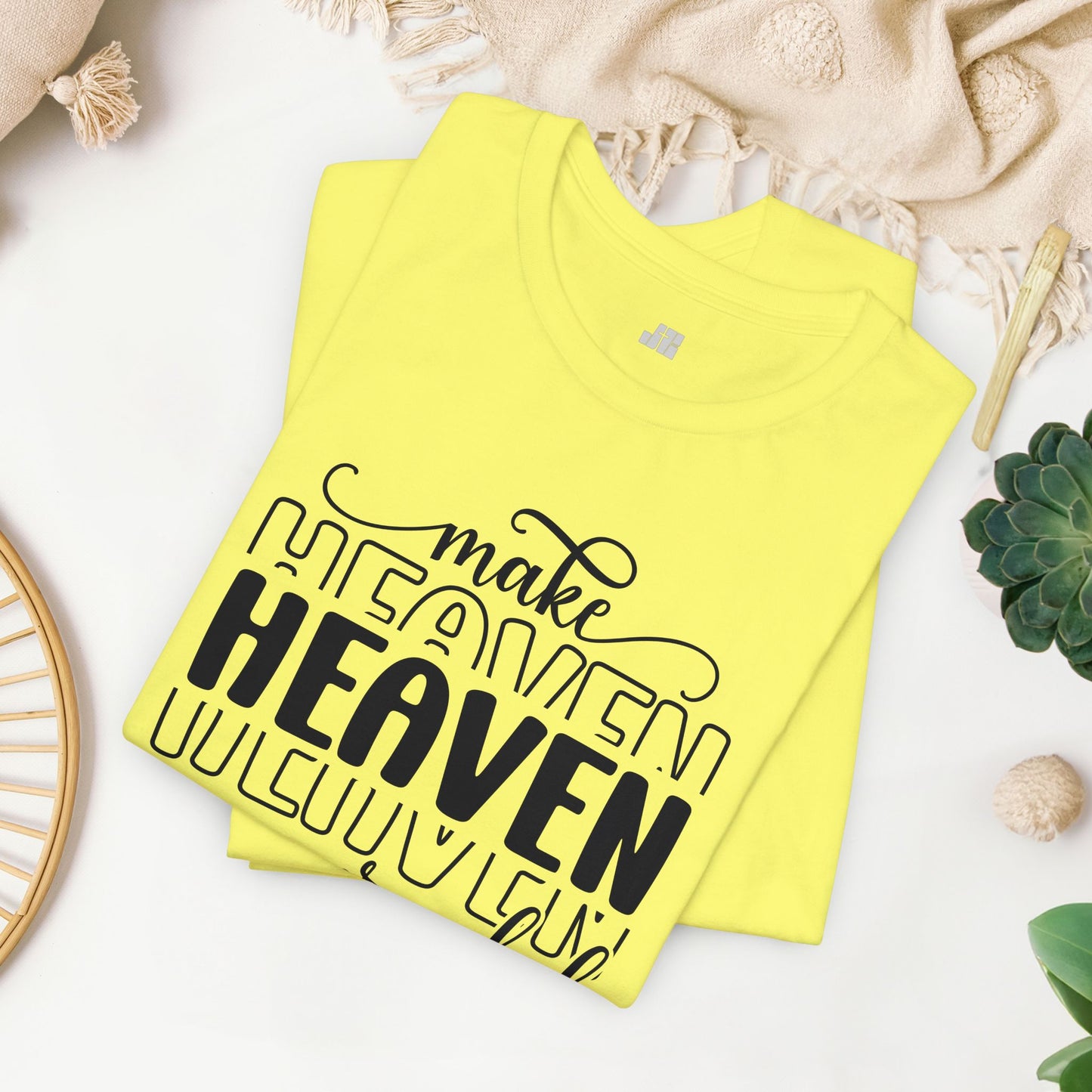 Make Heaven Crowded Christian Soft Cotton Tee