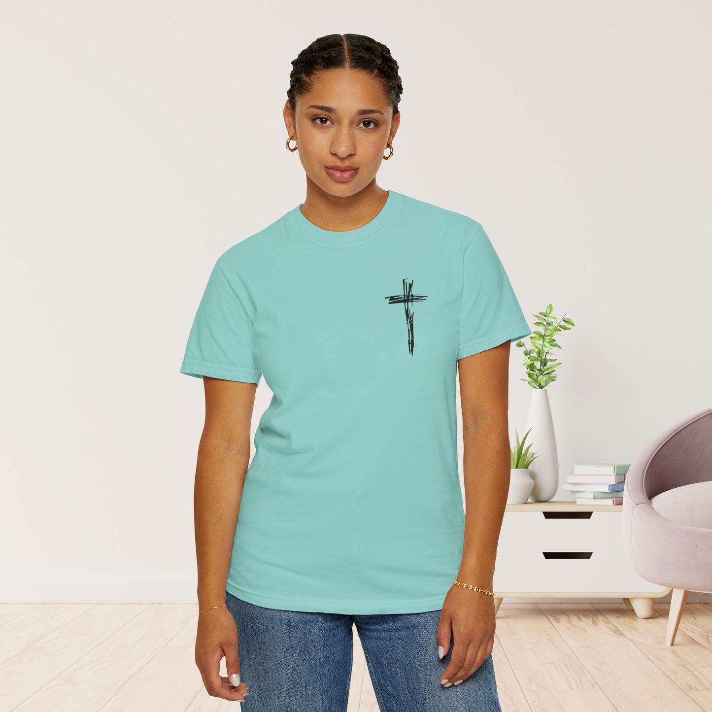 Comfort Colors Jesus is King Christian Tee