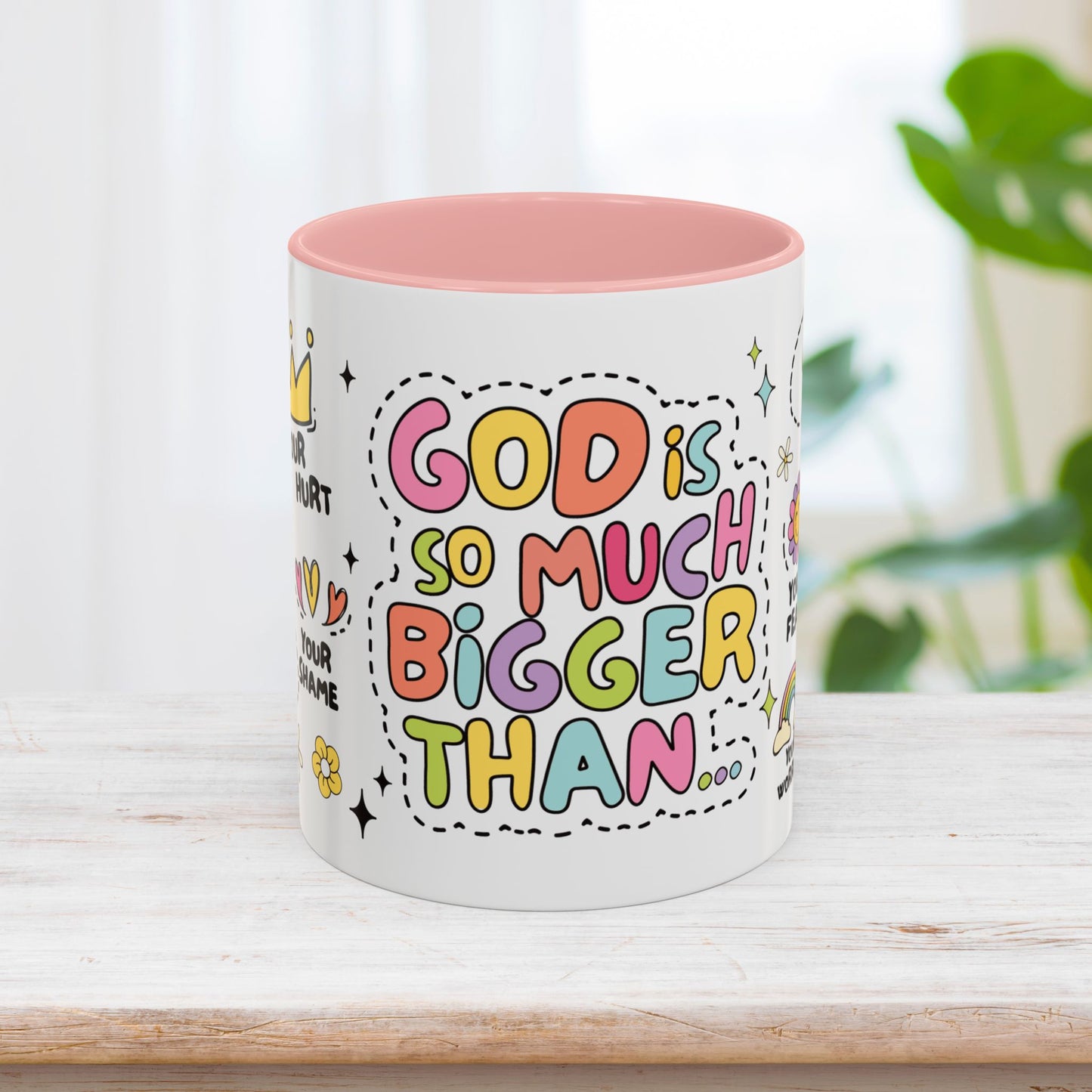 God is So Much Bigger Than Mug - Christian Coffee Mug