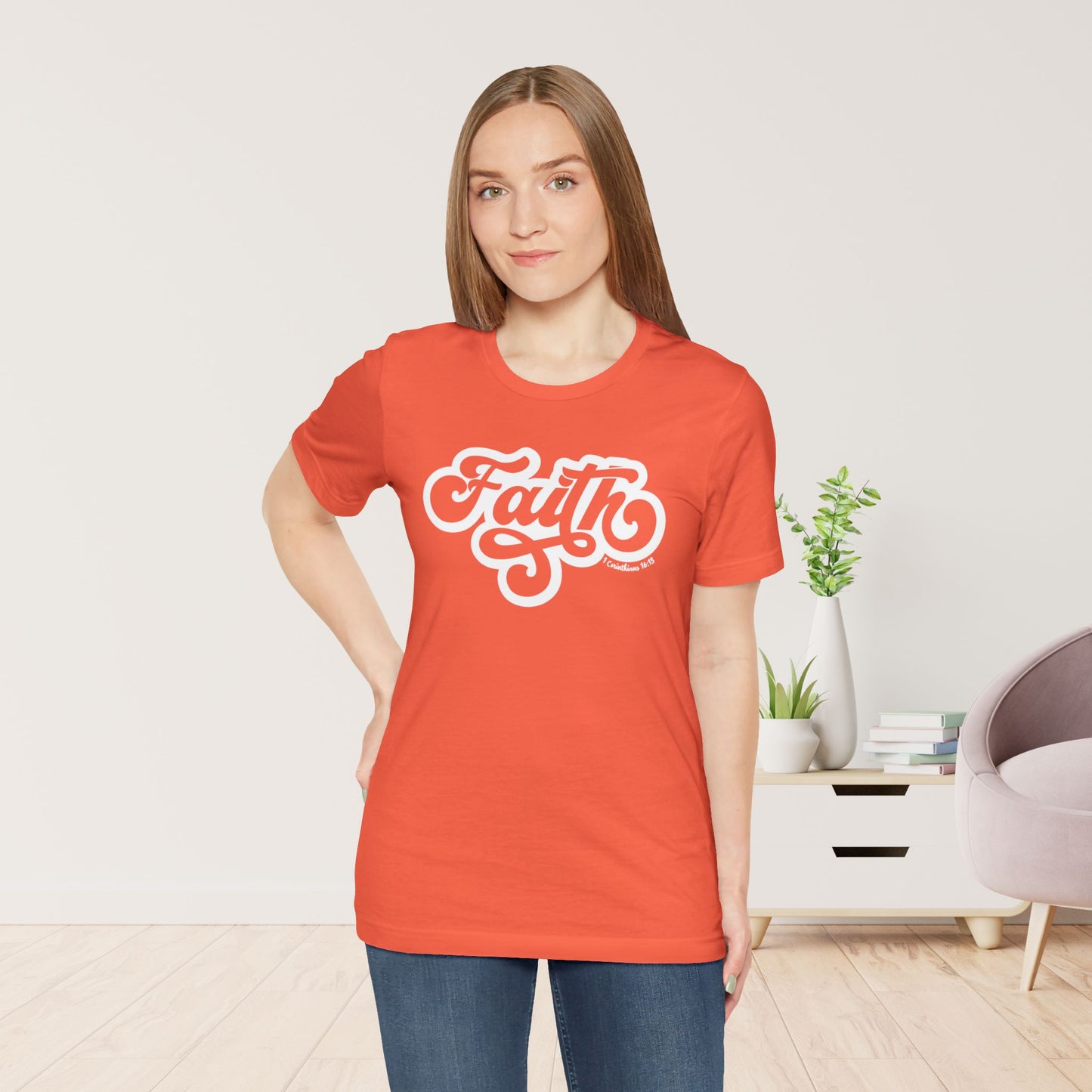 Faith Shirt - Bible Verse Christian Soft Cotton Tee