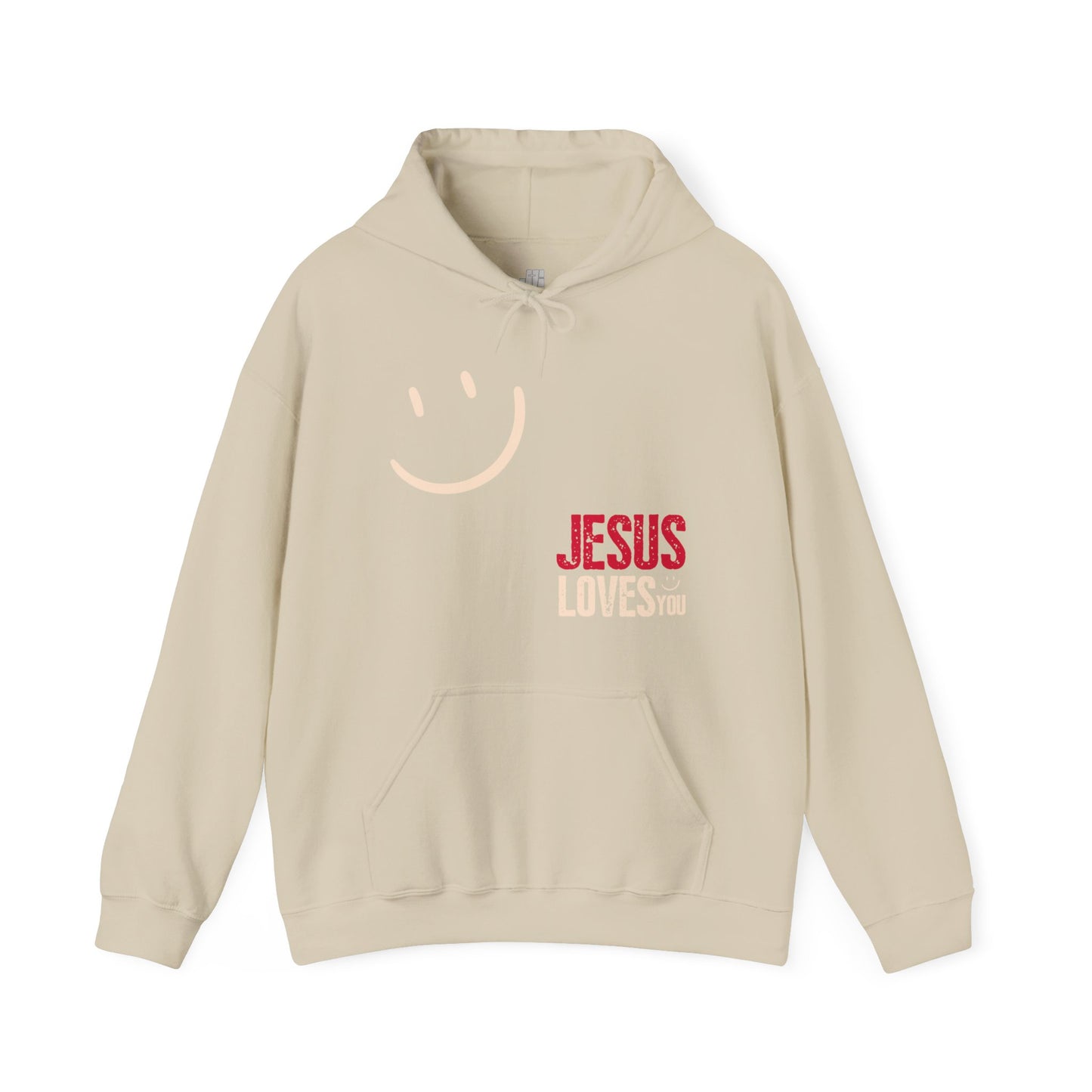 Trendy Jesus Loves You Unisex Hoodie