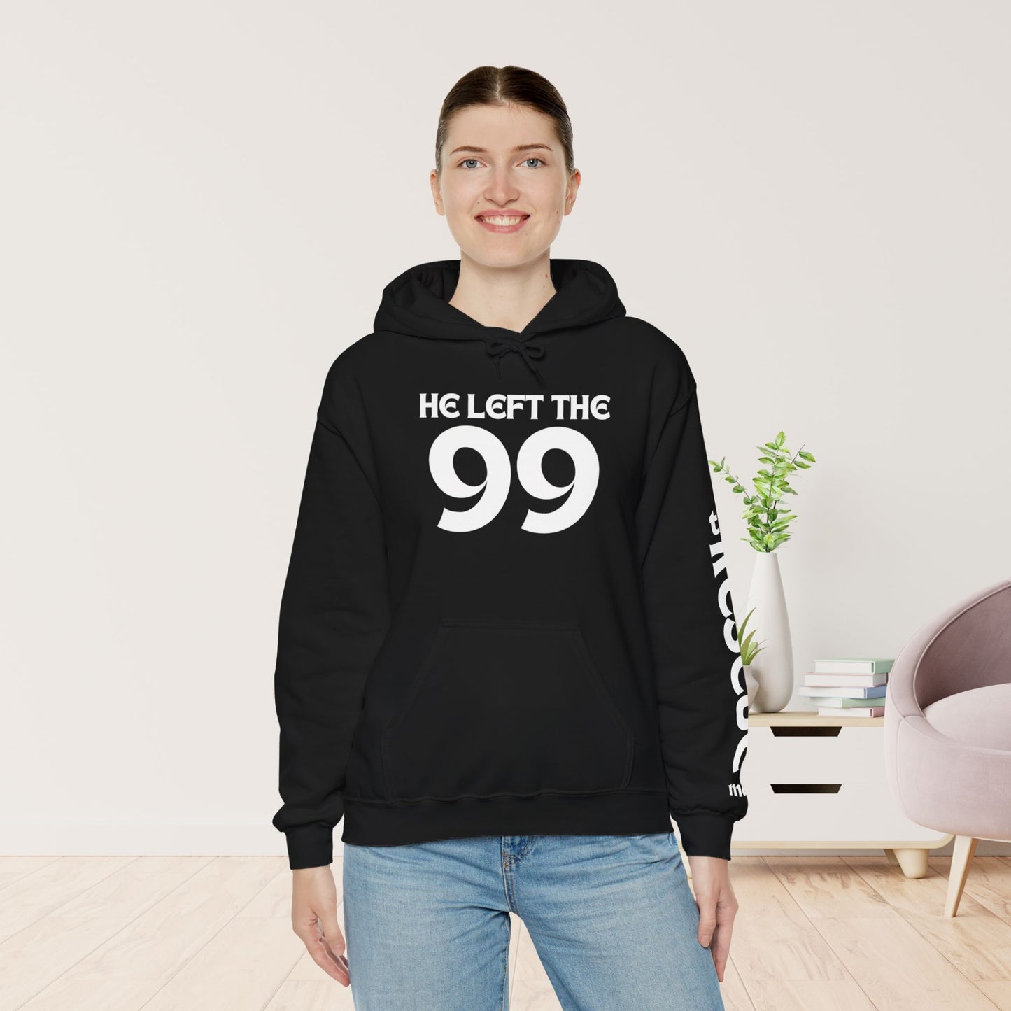 He Left the 99 to Rescue Me Hoodie - Unisex Christian Hoodie