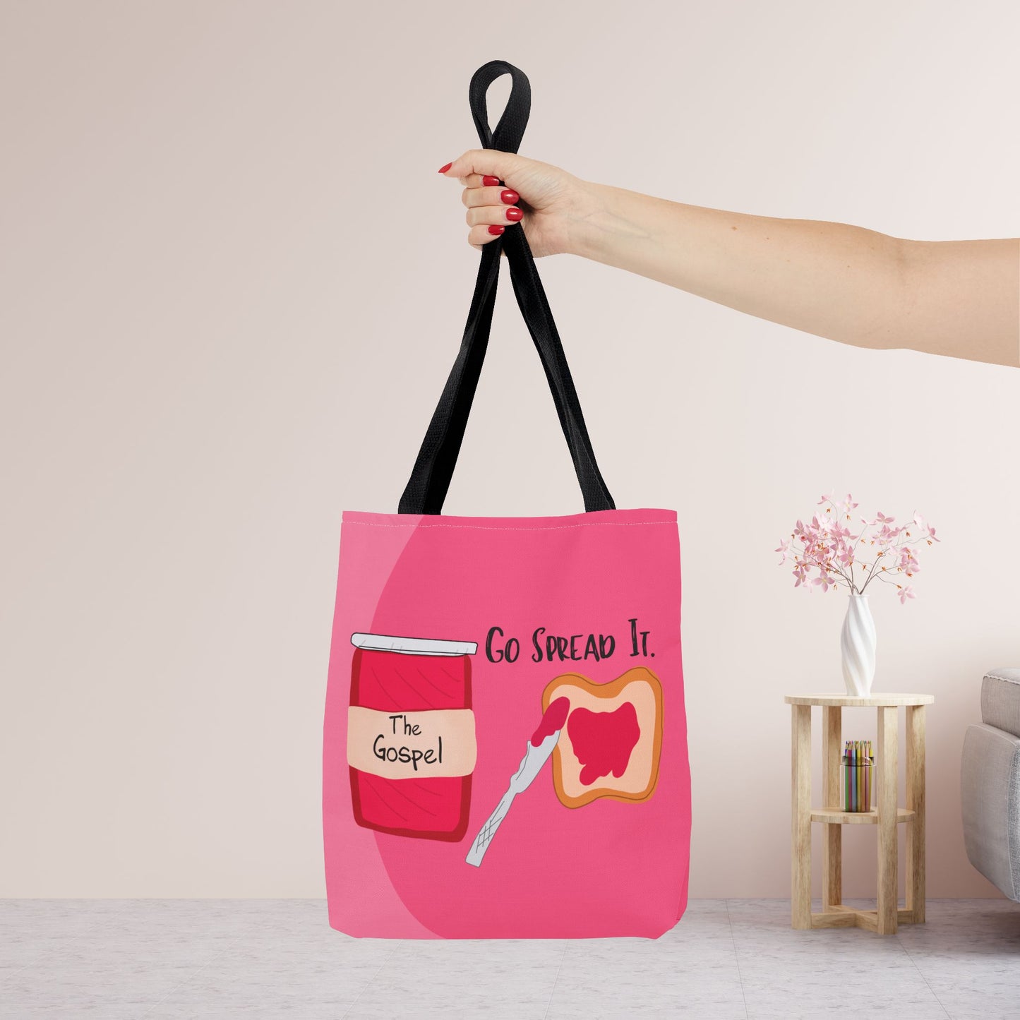 Go Spread The Gospel Tote Bag - Christian Tote Bag