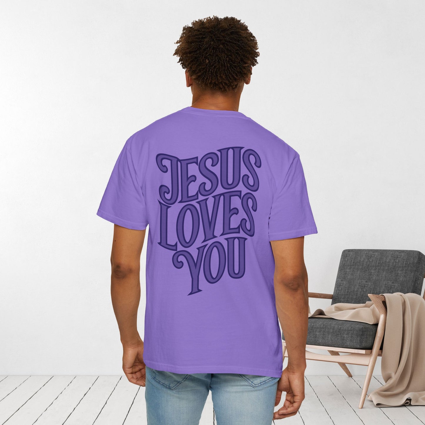 Unisex Jesus Loves You Comfort Colors Shirt