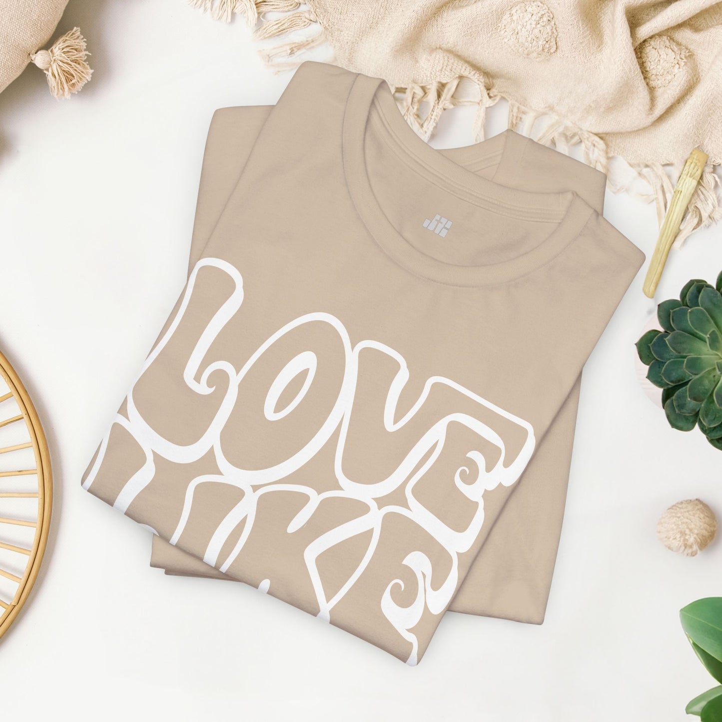 Love Like Jesus Soft Cotton Tee - Christian Shirt