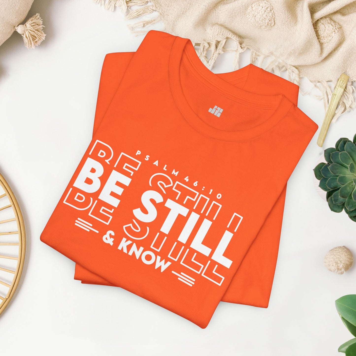 Be Still & Know Christian Soft Cotton Tee