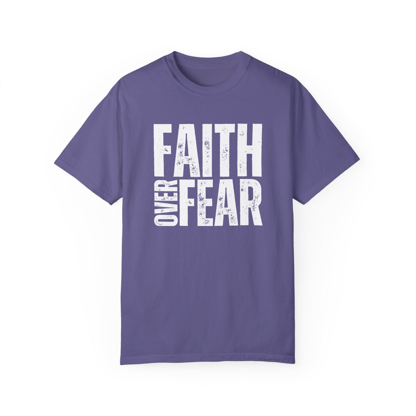 Comfort Colors Faith Over Fear Trendy Christian Shirt