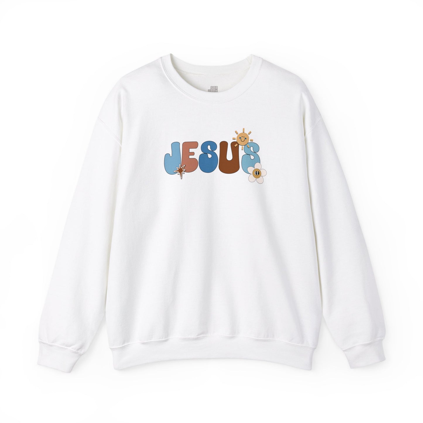 Blue Jesus is the Way John 14:6 Bible Verse Christian Sweatshirt