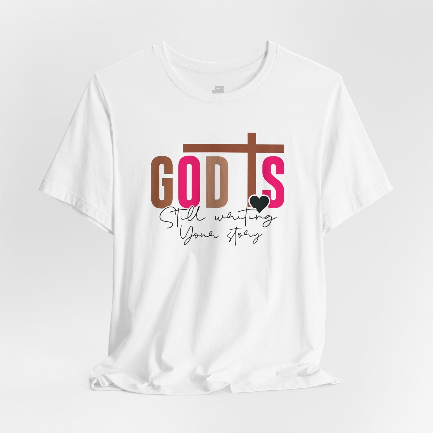 Pink God is Still Writing Your Story Christian Soft Cotton Tee