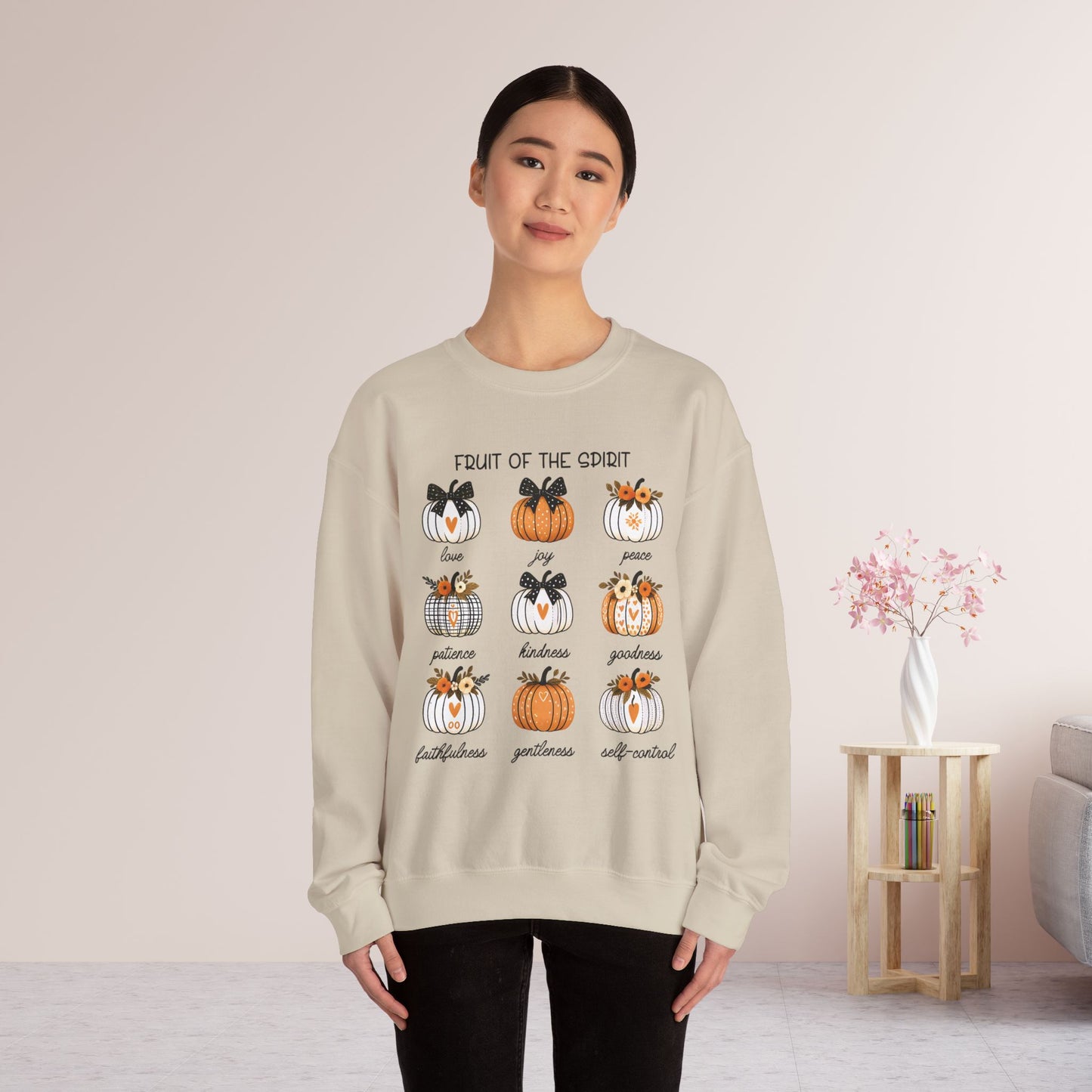 Pumpkin Fruit of The Spirit Christian Sweatshirt - Christian Pullover