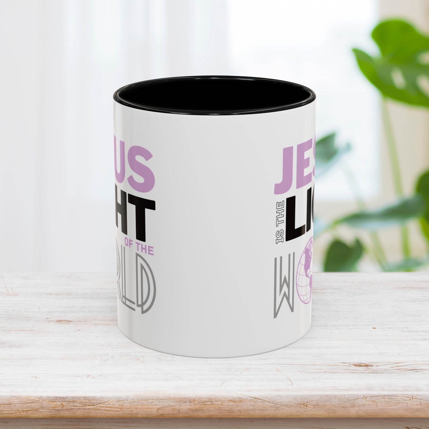 Jesus is The Light of The World Mug - Christian Coffee Mug - Jesus Mug