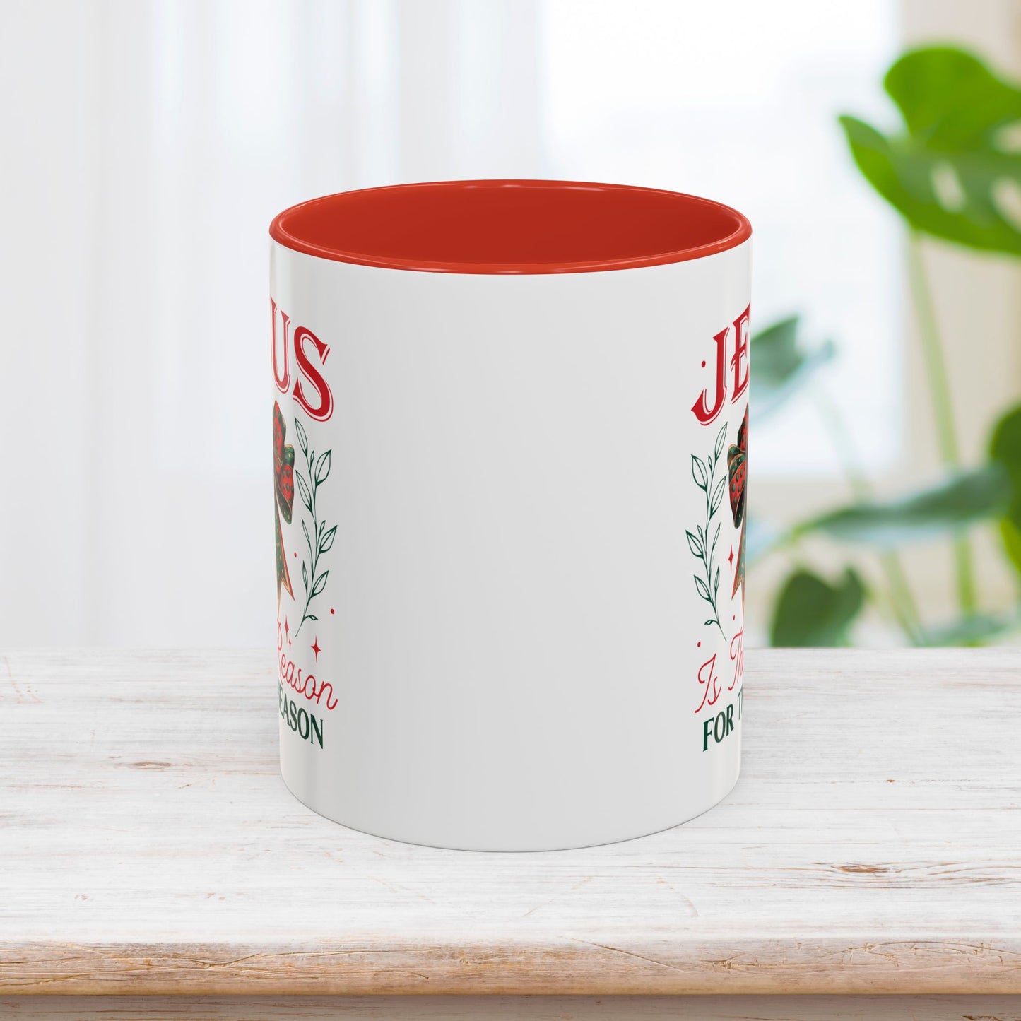 Jesus Is The Reason For The Season Mug - Christian Coffee Mug