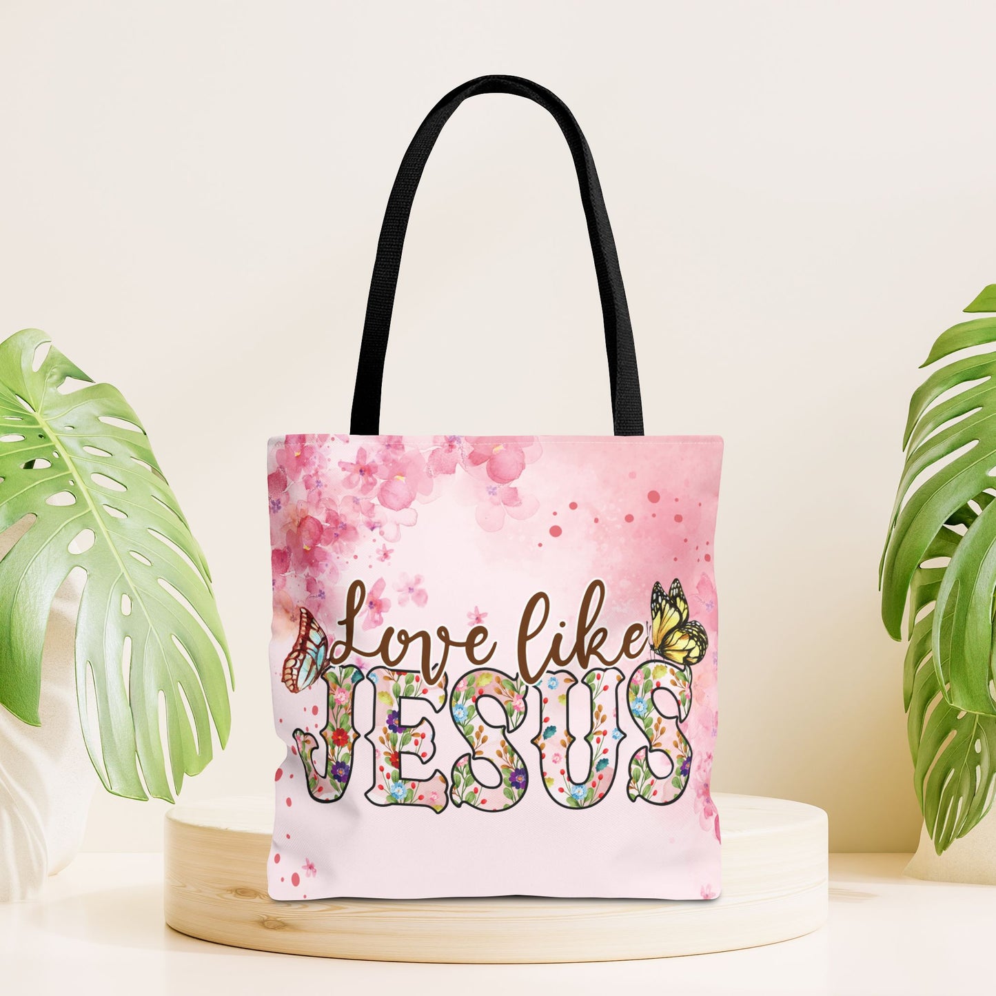 Love Like Jesus Tote Bag - Christian Tote Bag