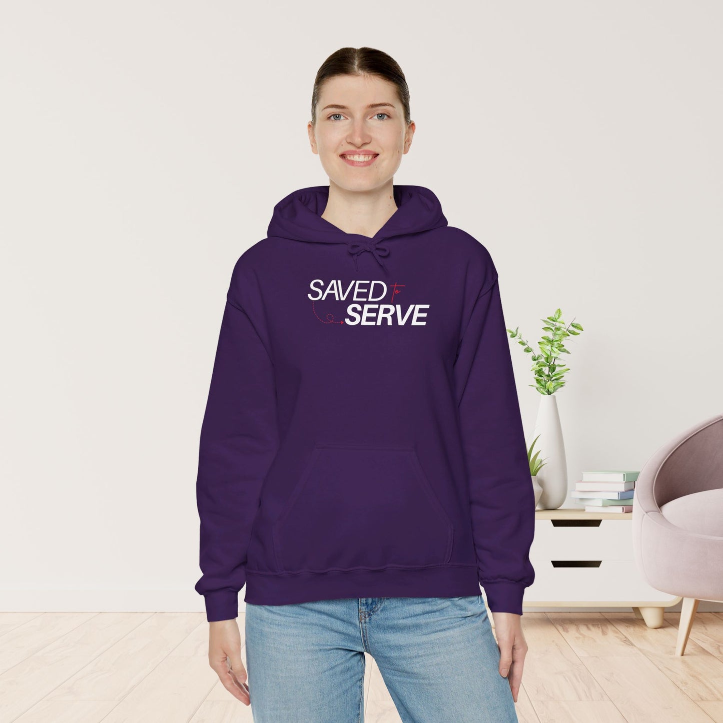 Unisex Saved to Serve Hoodie