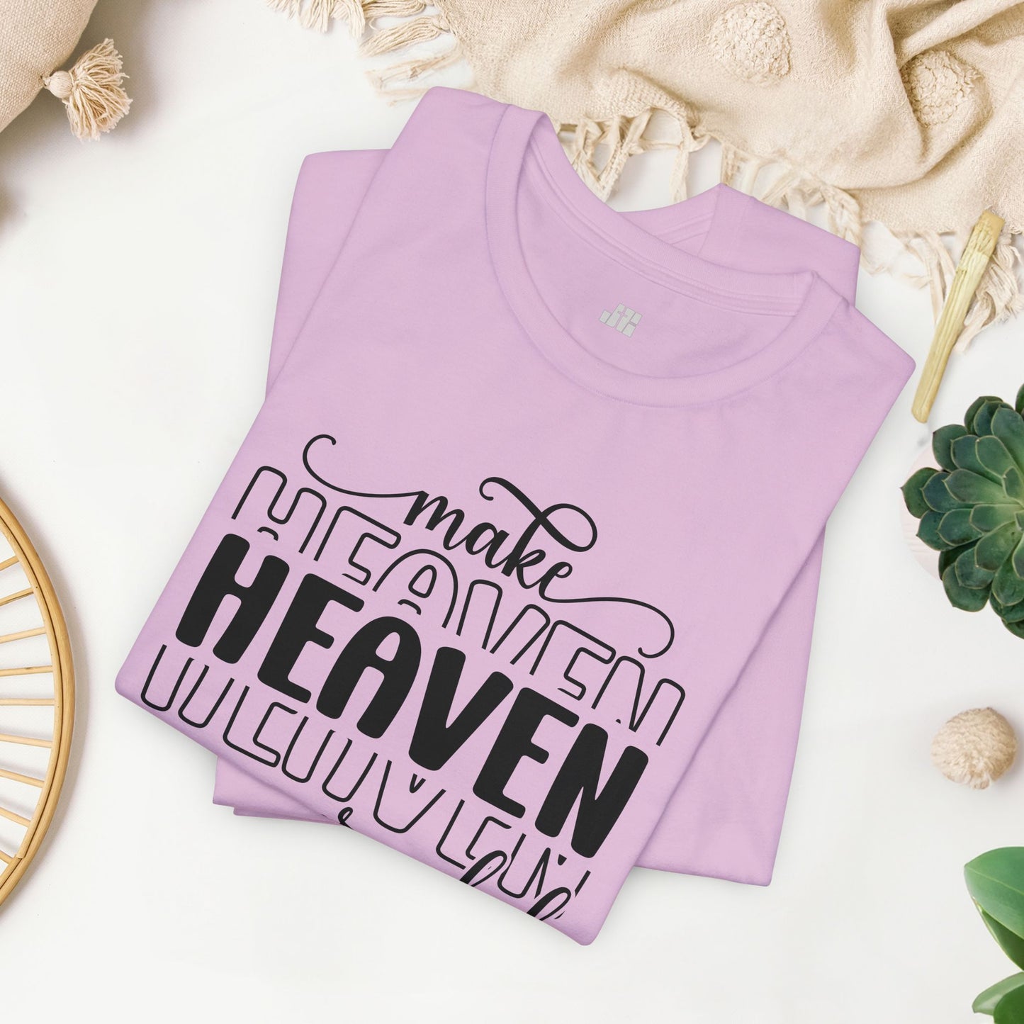 Make Heaven Crowded Christian Soft Cotton Tee