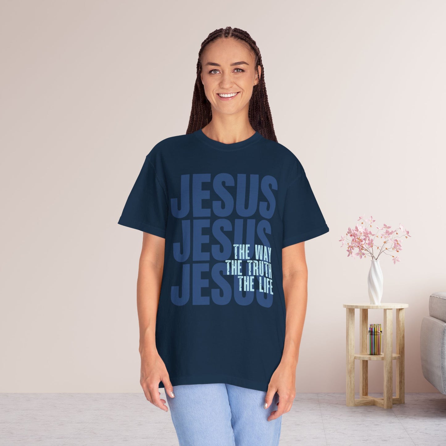 Comfort Colors Jesus Shirt - Bible Verse Shirt John 14:6