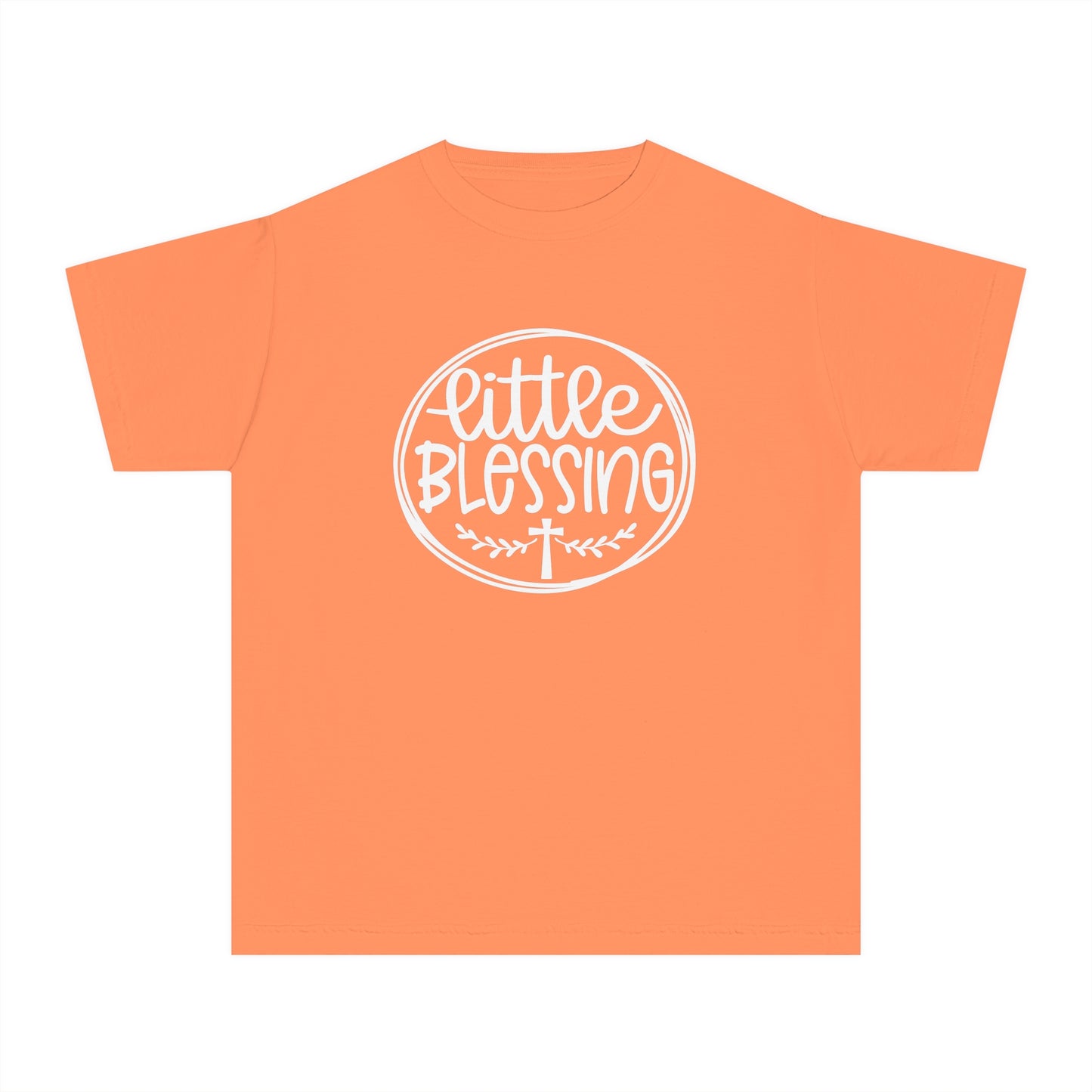 Little Blessing Comfort Colors Youth Christian Shirt