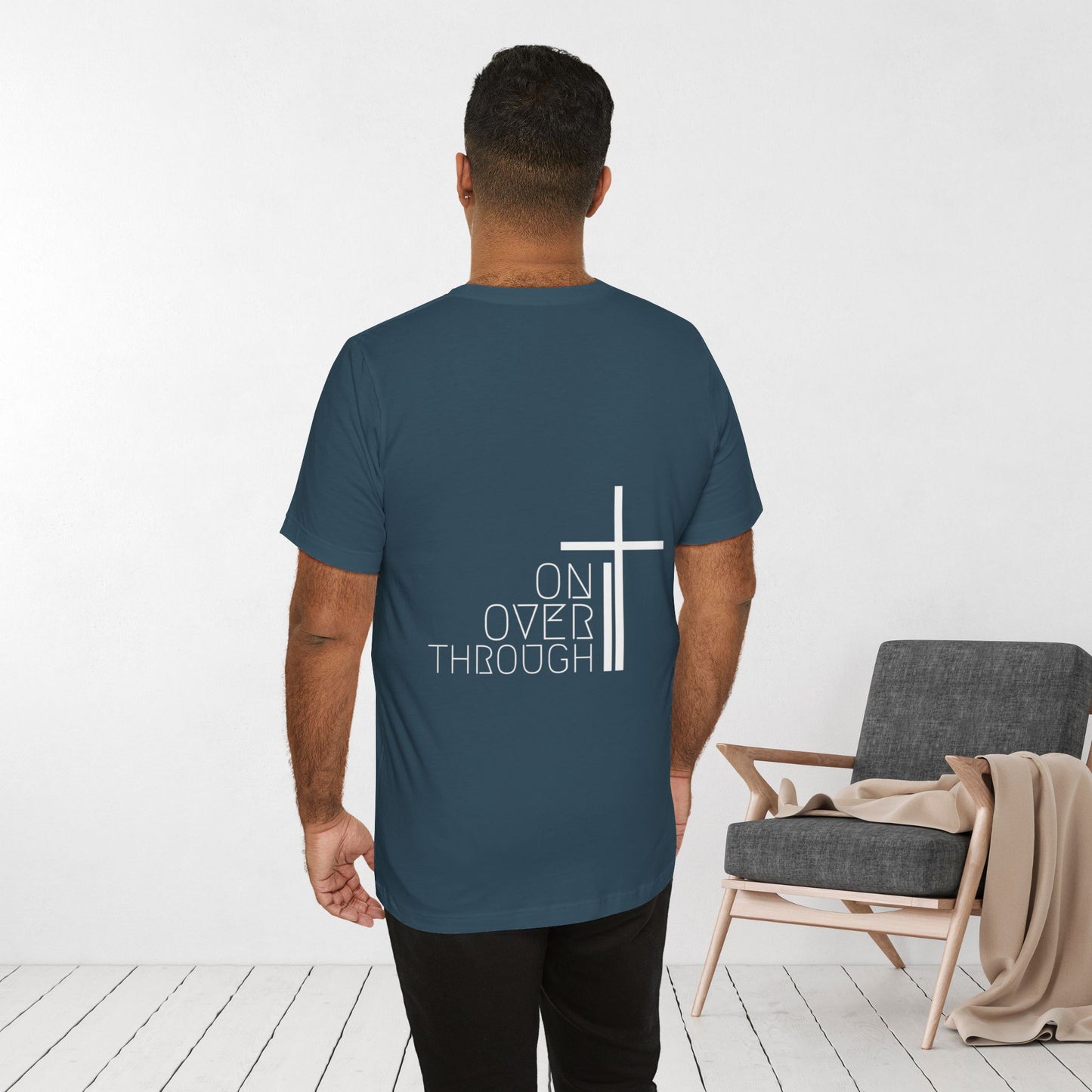 Minimalist Pray Soft Cotton Tee - Pray On It, Pray Over It, Pray Through It T-shirt