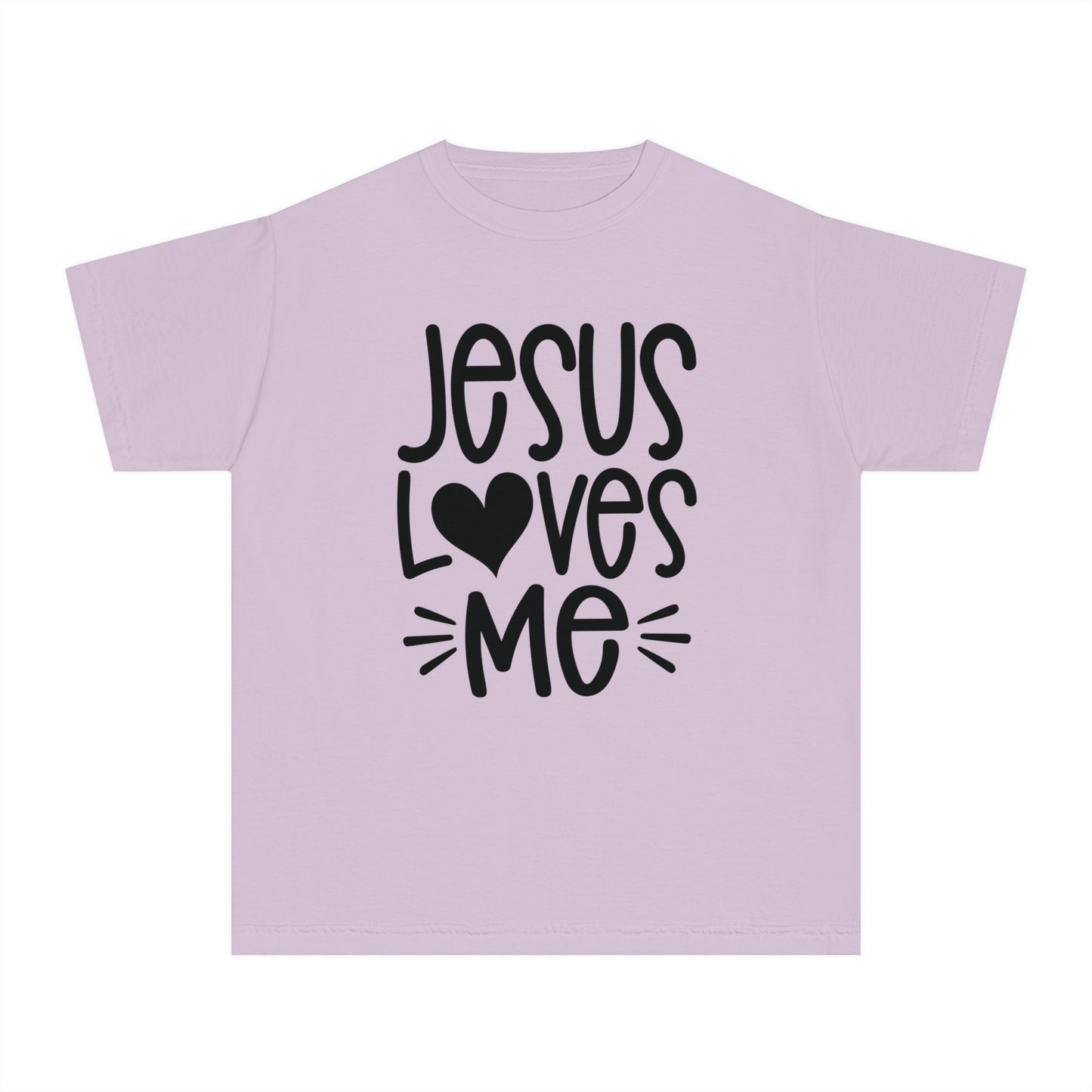 Jesus Loves Me Comfort Colors Youth Christian Tee