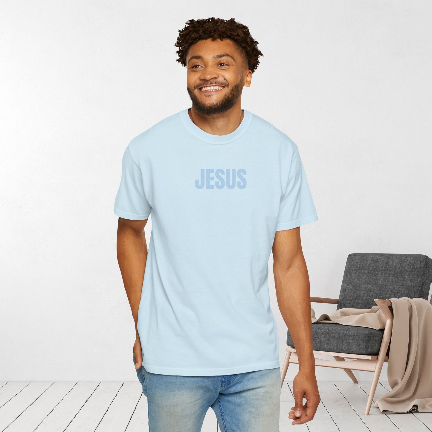 Follow Jesus Comfort Colors Shirt - John 8:12 Tee