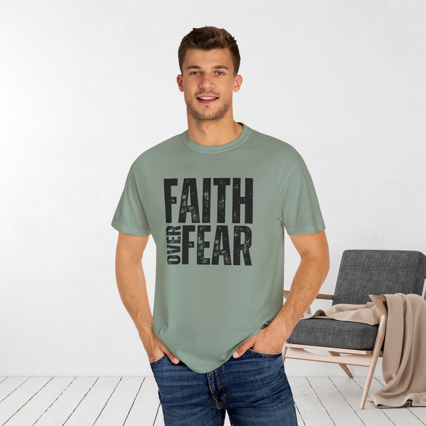 Comfort Colors Faith Over Fear Shirt Unisex Shirt