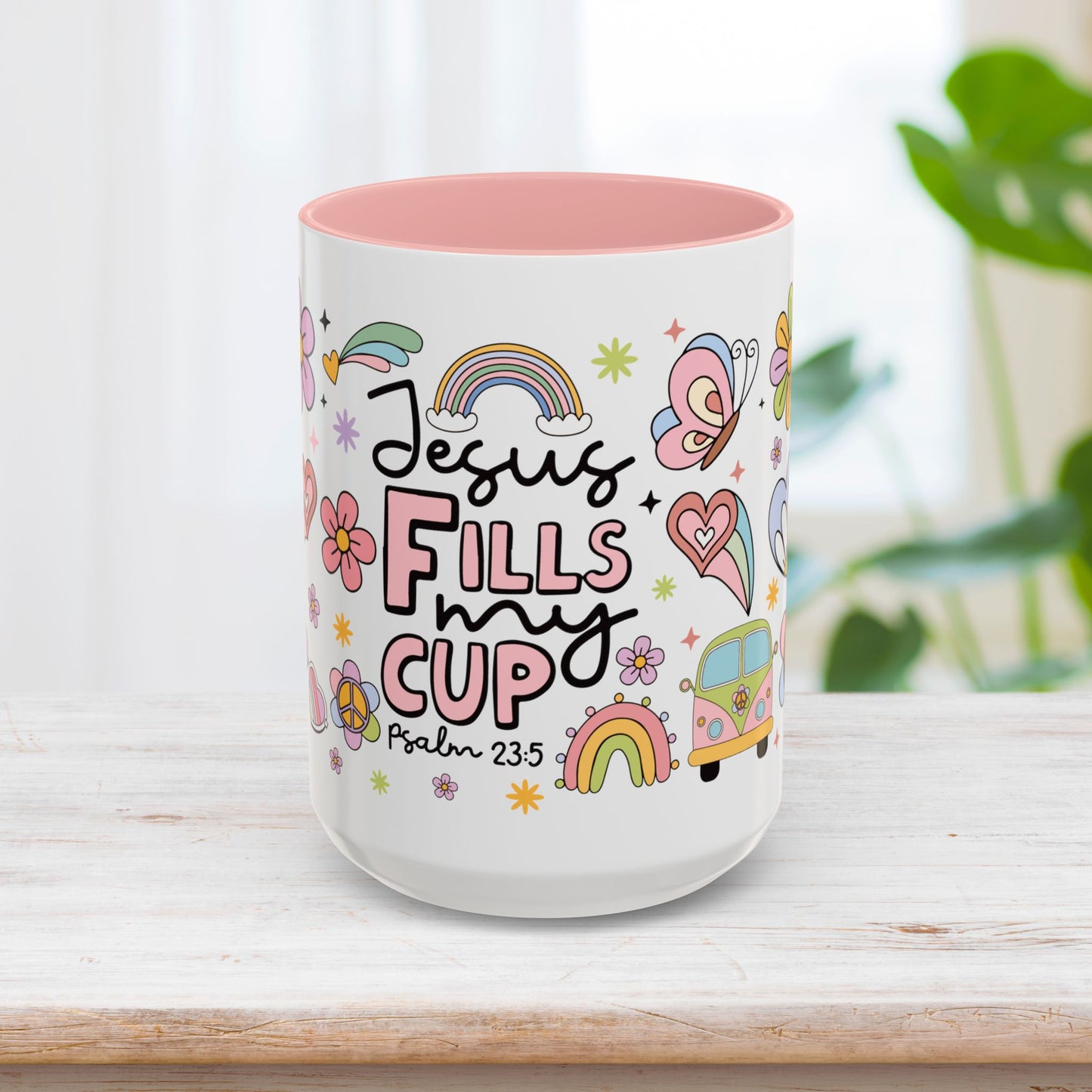 Jesus Fill My Cup Mug - Christian Coffee Mug