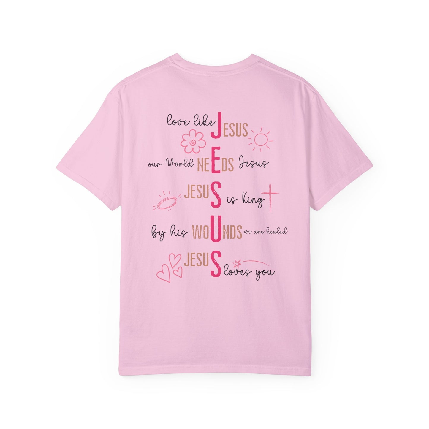 Christian Women's Comfort Colors Jesus Shirt