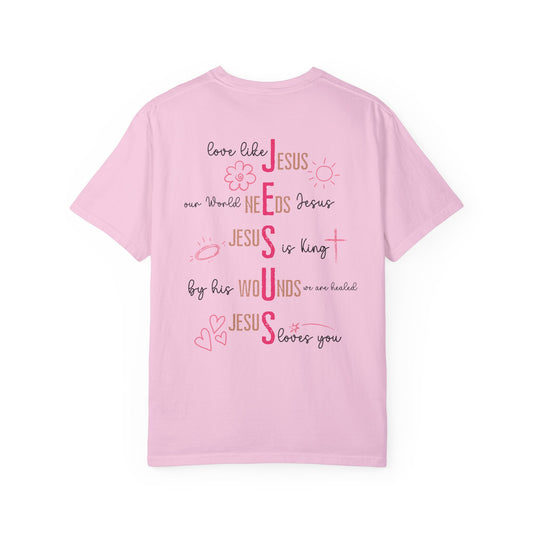 Christian Women's Comfort Colors Jesus Shirt