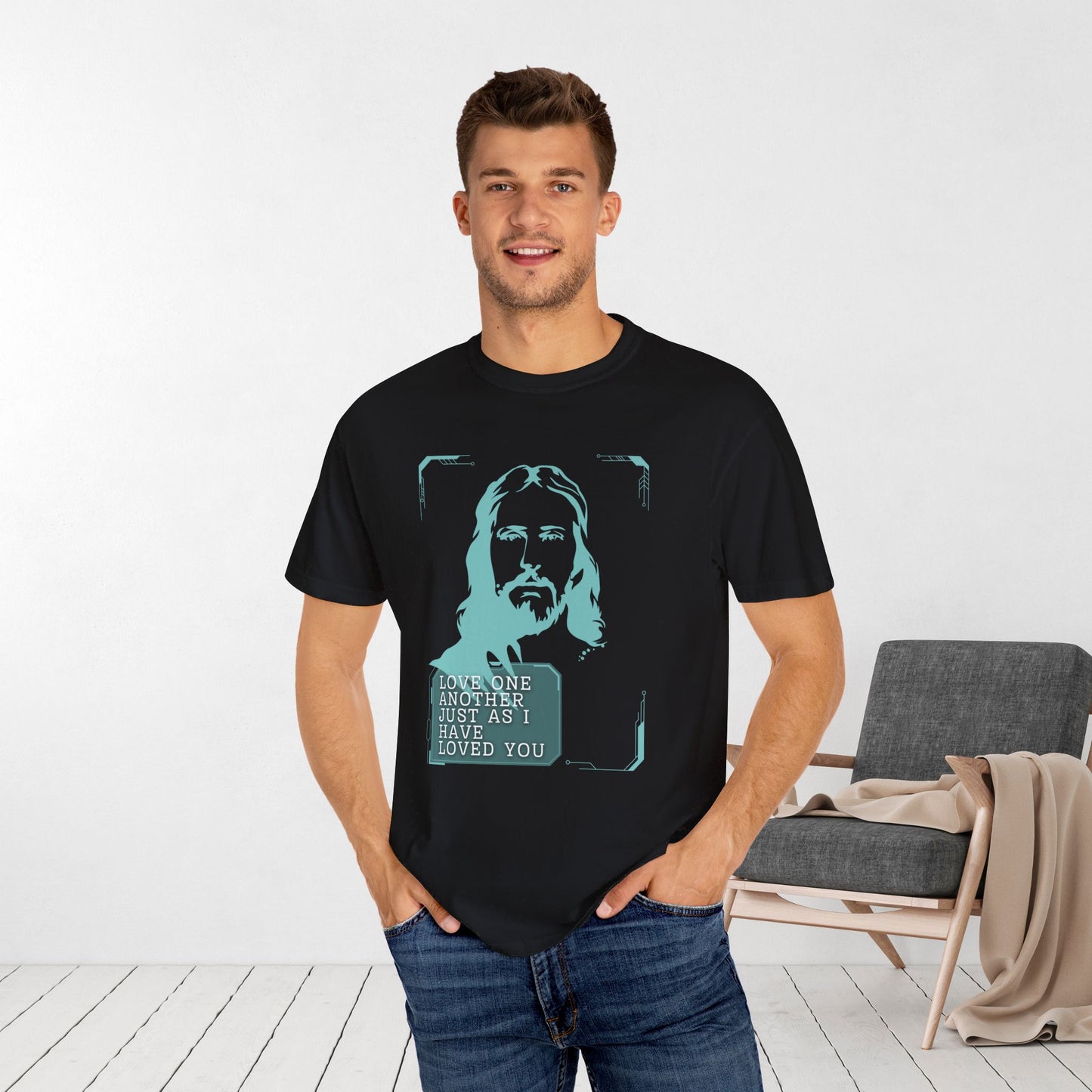 Comfort Colors Men's Jesus Shirt