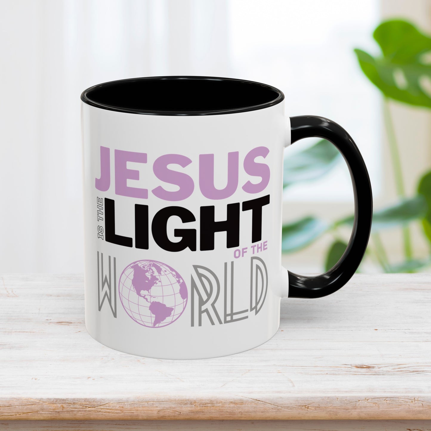 Jesus is The Light of The World Mug - Christian Coffee Mug - Jesus Mug