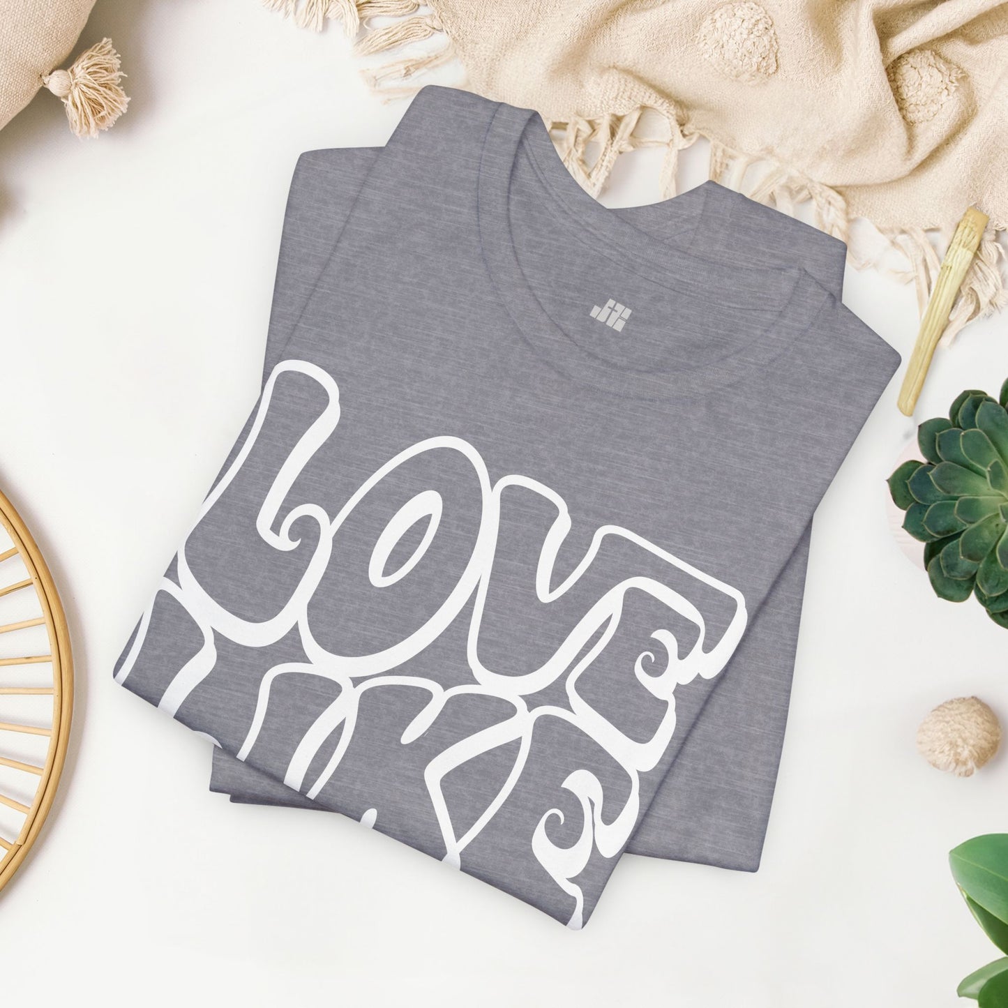 Love Like Jesus Soft Cotton Tee - Christian Shirt