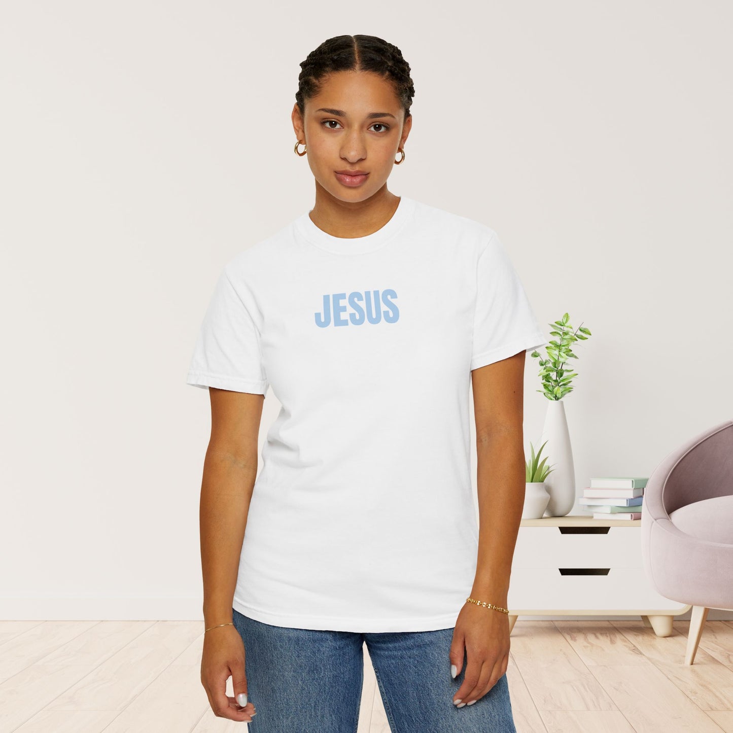 Follow Jesus Comfort Colors Shirt - John 8:12 Tee