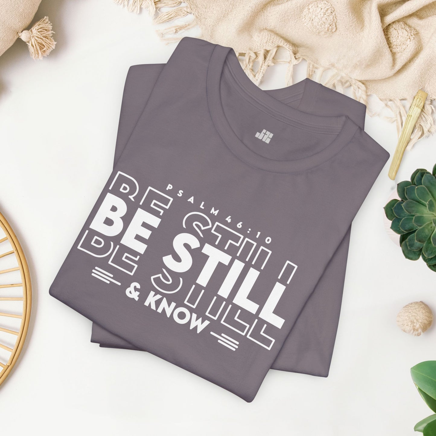 Be Still & Know Christian Soft Cotton Tee