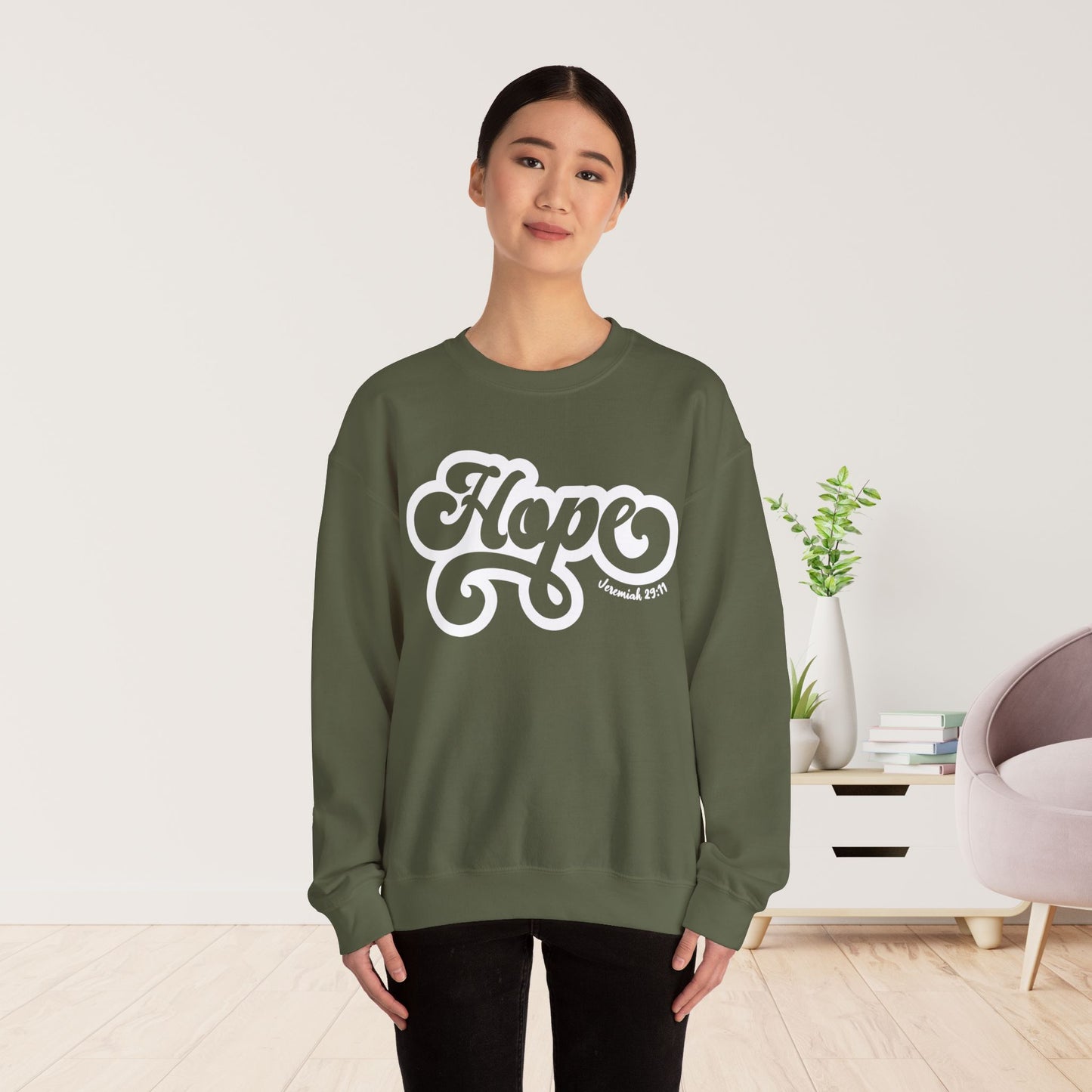 Hope Sweatshirt - Bible Verse Christian Sweatshirt