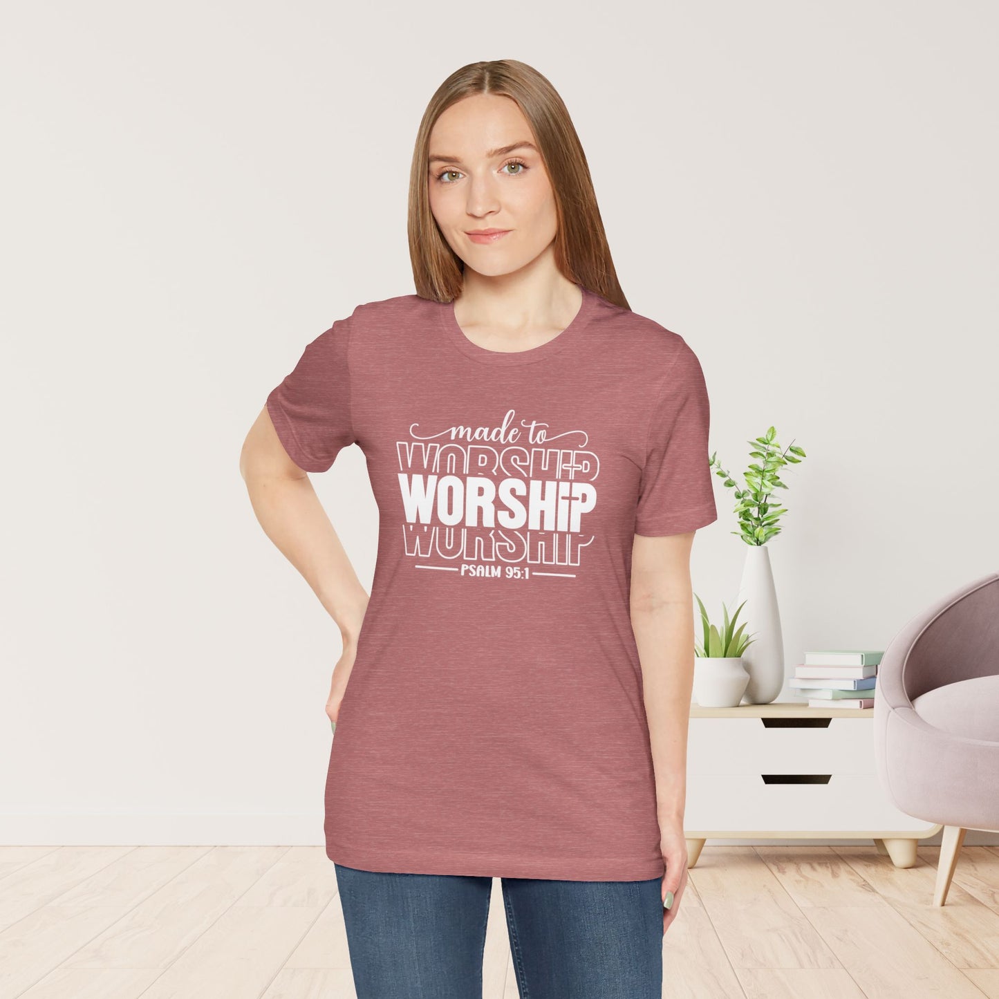 Made to Worship Christian Soft Cotton Tee