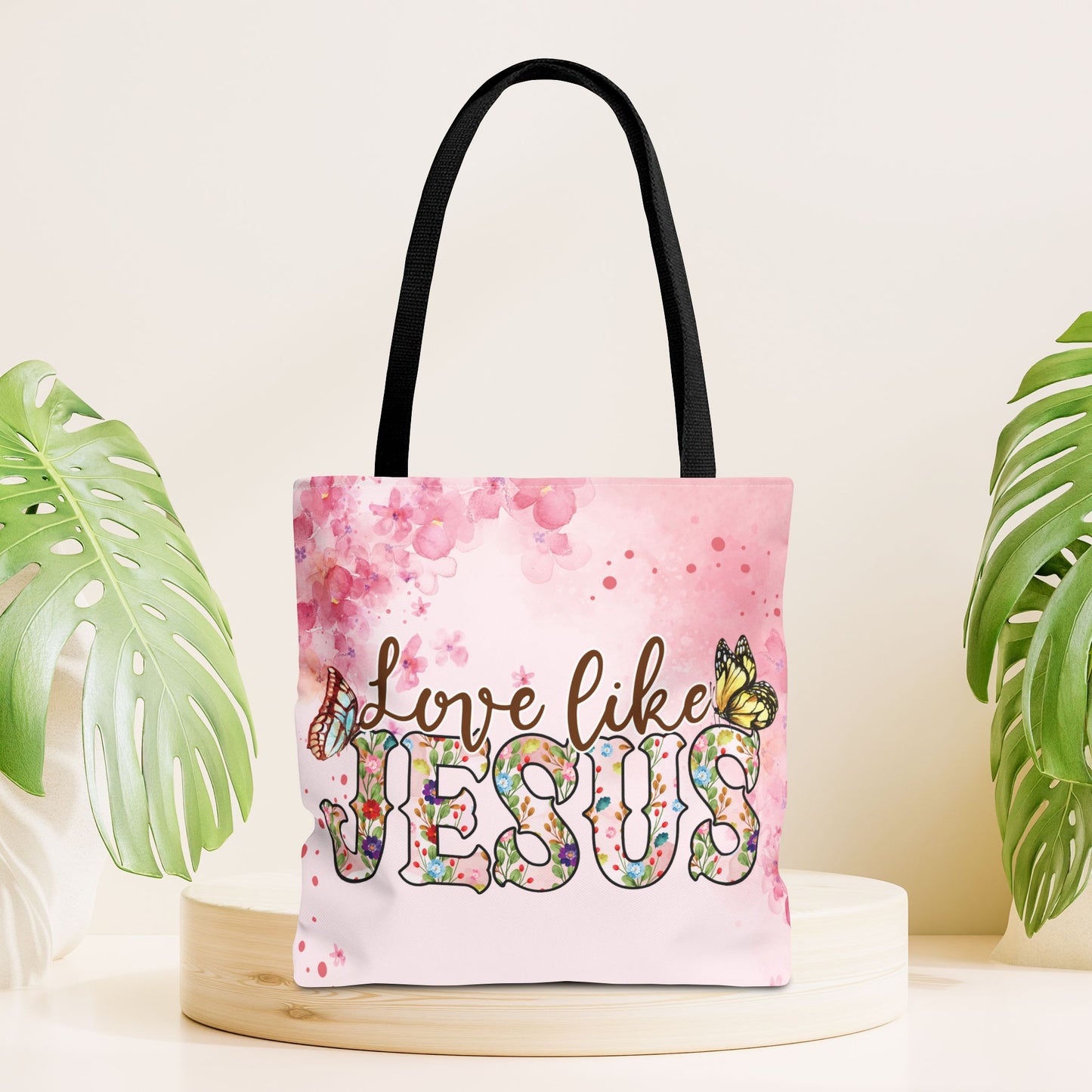 Love Like Jesus Tote Bag - Christian Tote Bag