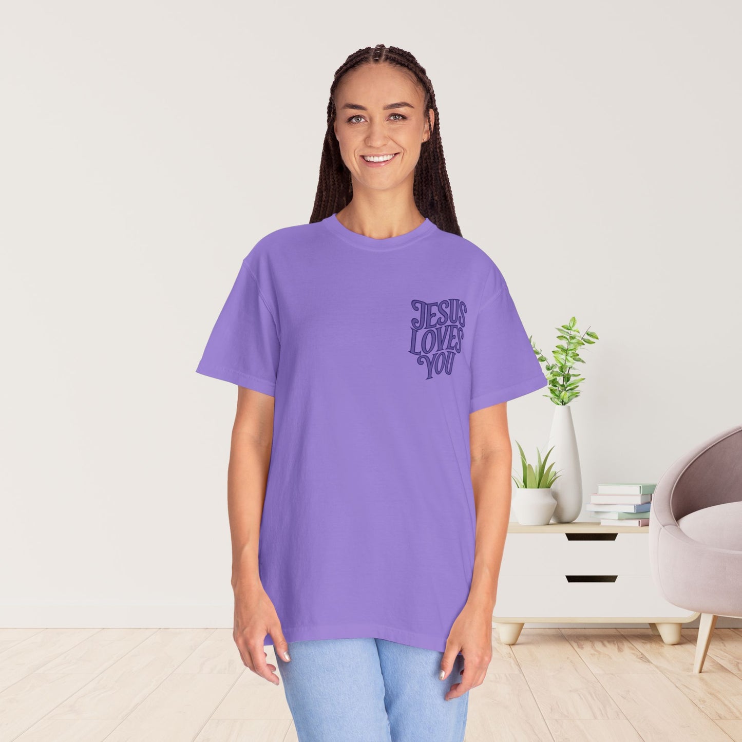 Unisex Jesus Loves You Comfort Colors Shirt